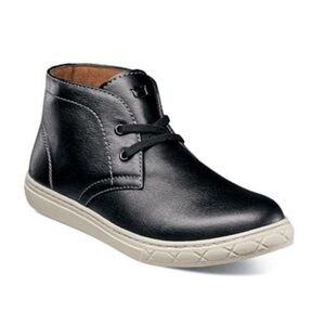Florsheim Curb Chukka Jr Boys Leather Boots 1M